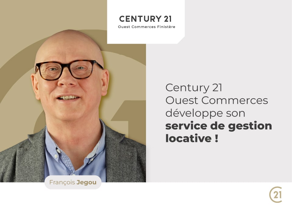 Développement gestion locative Century 21 Ouest Commerces