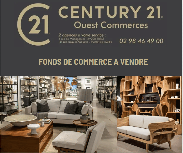 Vente fond de commerce Ameublement CONCARNEAU