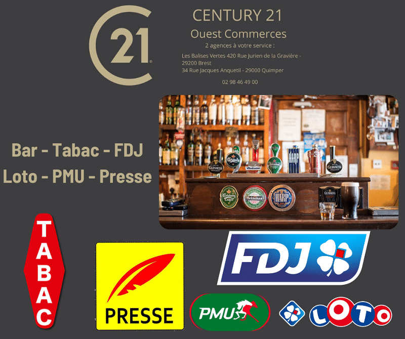 Vente fond de commerce Bar Tabac BREST