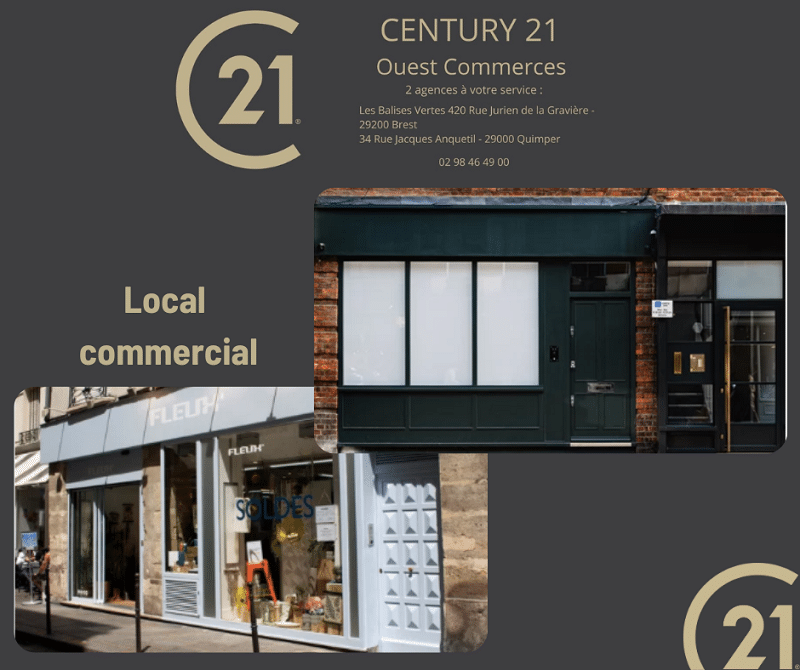 Location Local commercial Chaussures QUIMPER